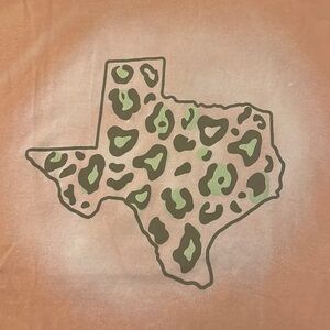 *Comfort Colors* Leopard Print Texas T-shirt